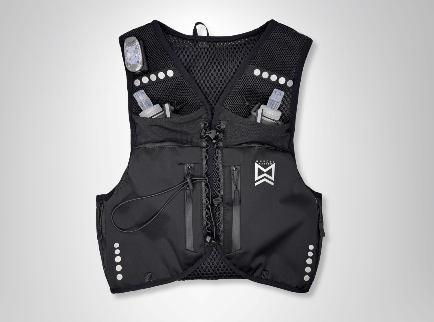 HARDLOOPVEST incl. Led Lampjes & 2 drinkflacons