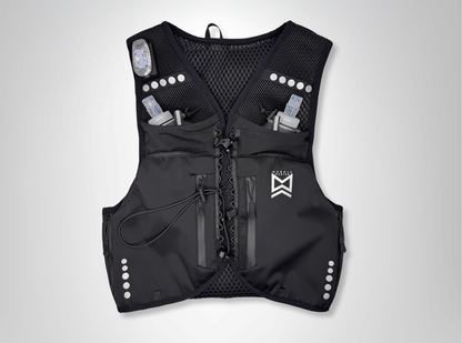 HARDLOOPVEST incl. Led Lampjes & 2 drinkflacons