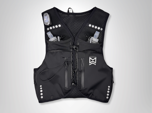 HARDLOOPVEST incl. Led Lampjes & 2 drinkflacons